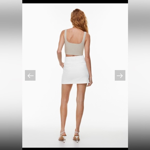Babaton Aritzia  Sculpt Knit
Squareneck Cropped Tank Taupe Size Small - Picture 12 of 12